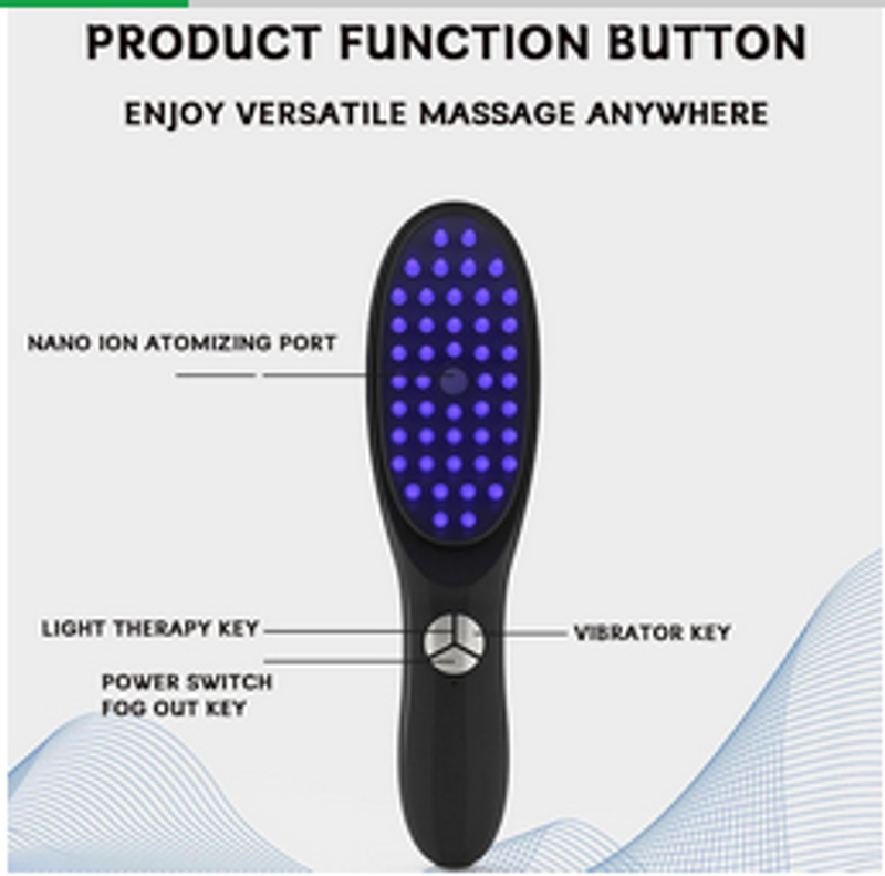 Spazzola Massaggiante per la Crescita dei Capelli